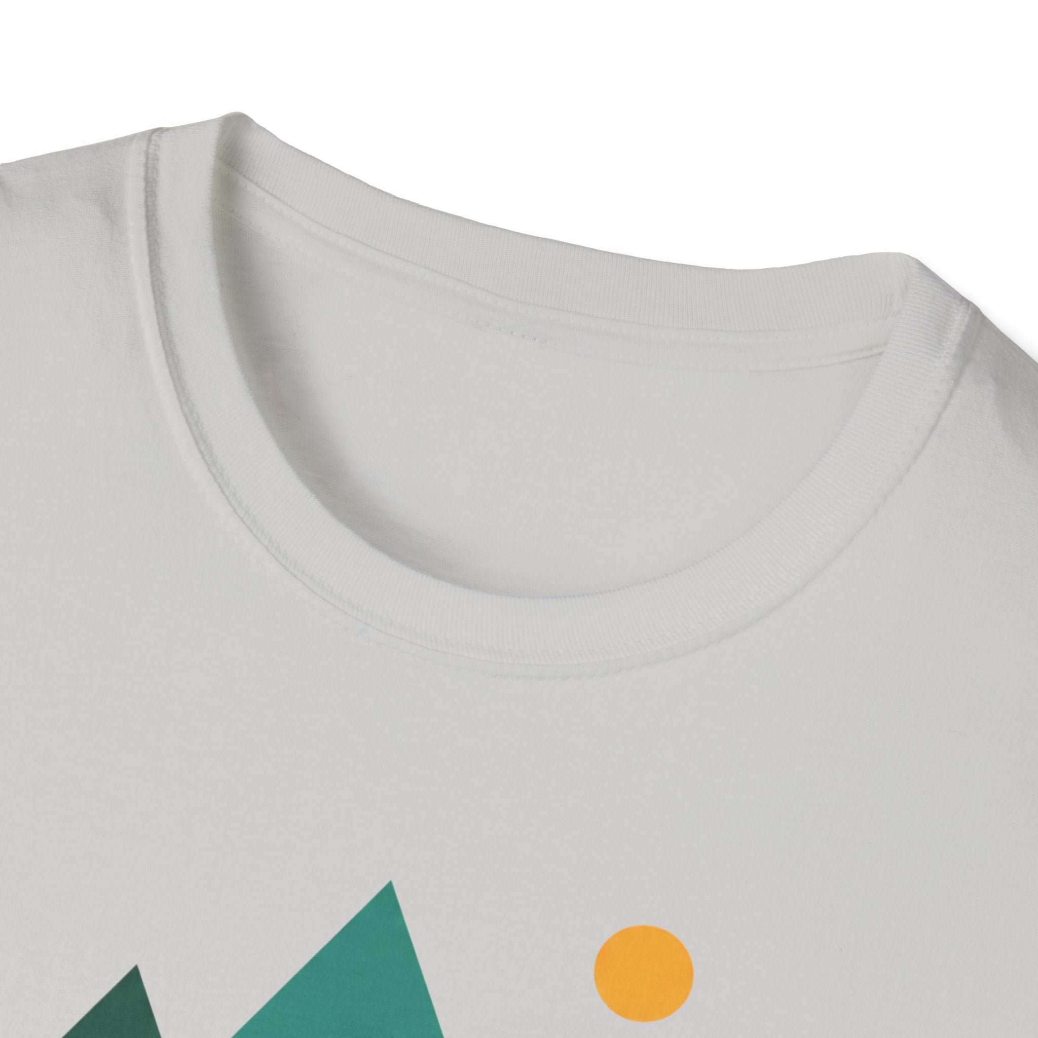 Minimal Mountain River T-Shirt — Nature Graphic Tee