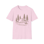 Camping Tent and Campfire T-Shirt