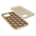 Eco-Friendly Phone Case — Vintage Camper Pattern Biodegradable iPhone Cover