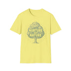 "Nurture Our Nature" Tree T-Shirt – Eco-Friendly Conservation Tee Shirt