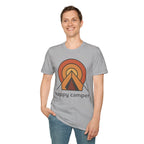 Happy Camper Retro Sunset Camping T-Shirt