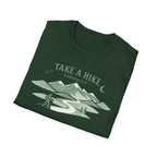 "Take A Hike & Breathe It In" Outdoor Hiking Graphic Tee