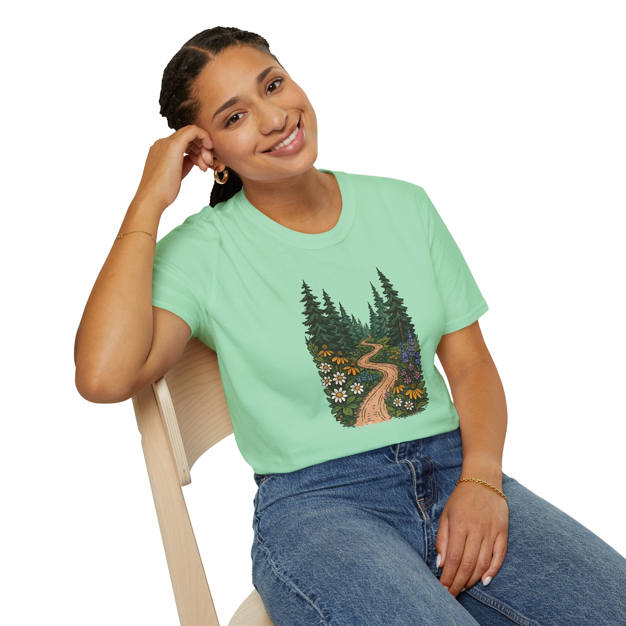 Winding Forest Path T-Shirt