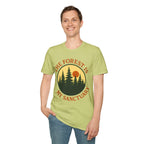 "The Forest Is My Sanctuary" Pines Sunset Graphic Tee Shirt