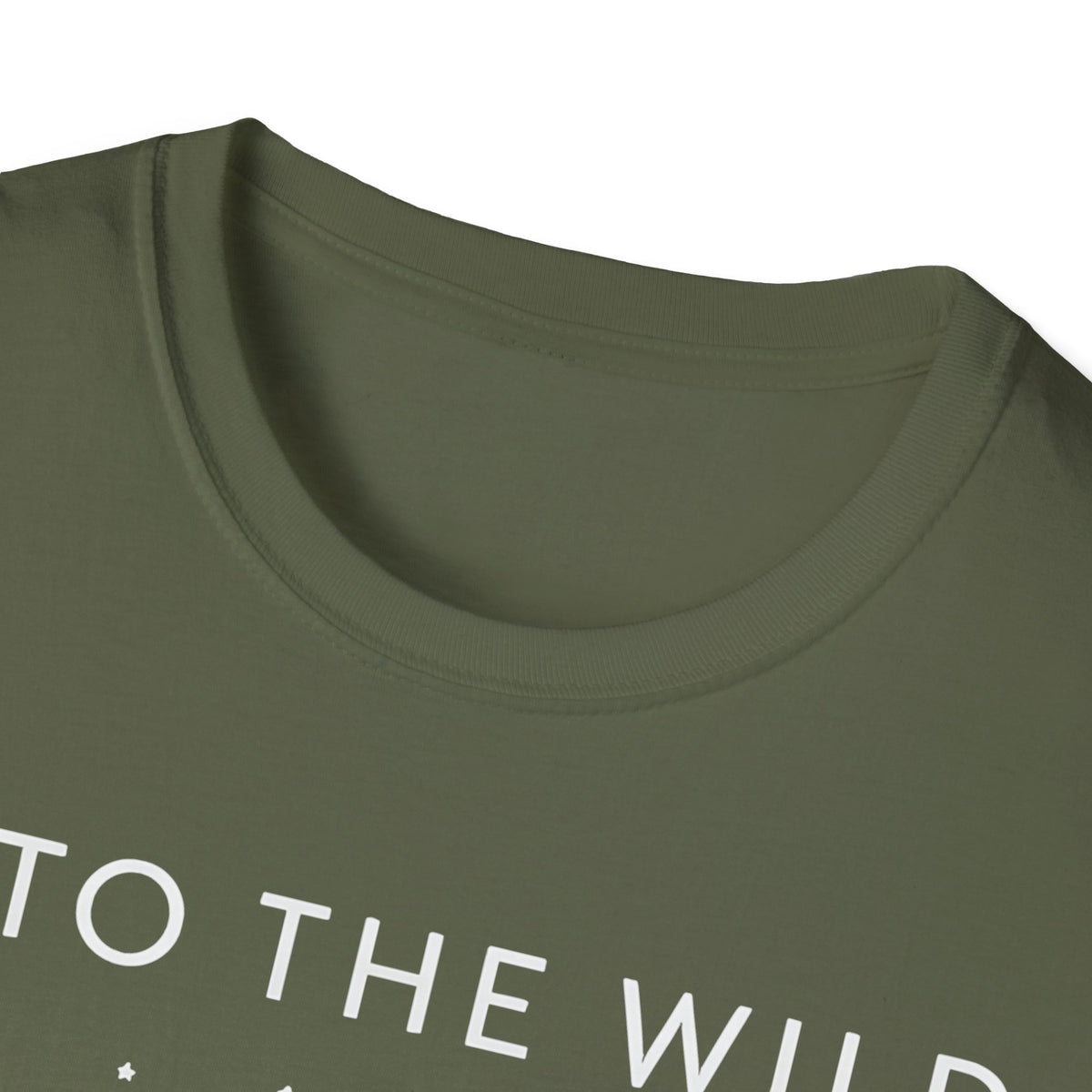 Into The Wild Canoe T-Shirt - Minimal Night Sky Lake Camping Tee