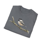 Copy of Chickadee Tee — Watercolor Songbird T‑Shirt