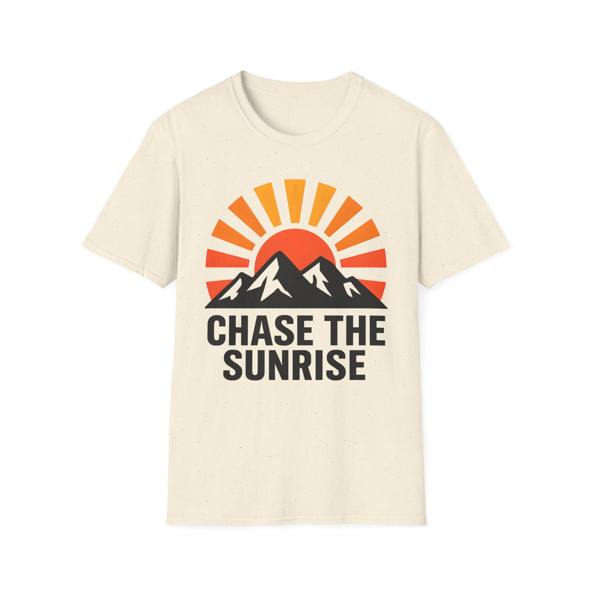 Chase The Sunrise Mountain T-Shirt — Sunrise & Peaks Graphic Tee