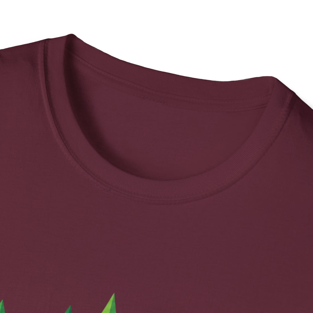 Forest Graphic T-Shirt — Minimal Green Pine Trees Tee
