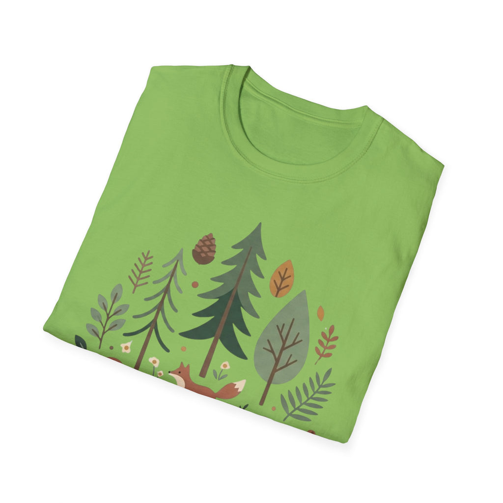 Woodland Fox T-Shirt — Nature Forest Camping Graphic Tee