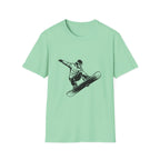 Snowboarder Graphic Tee — Snowboarding Action Shirt
