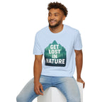 "Get Lost in Nature" Pine Trees T-Shirt