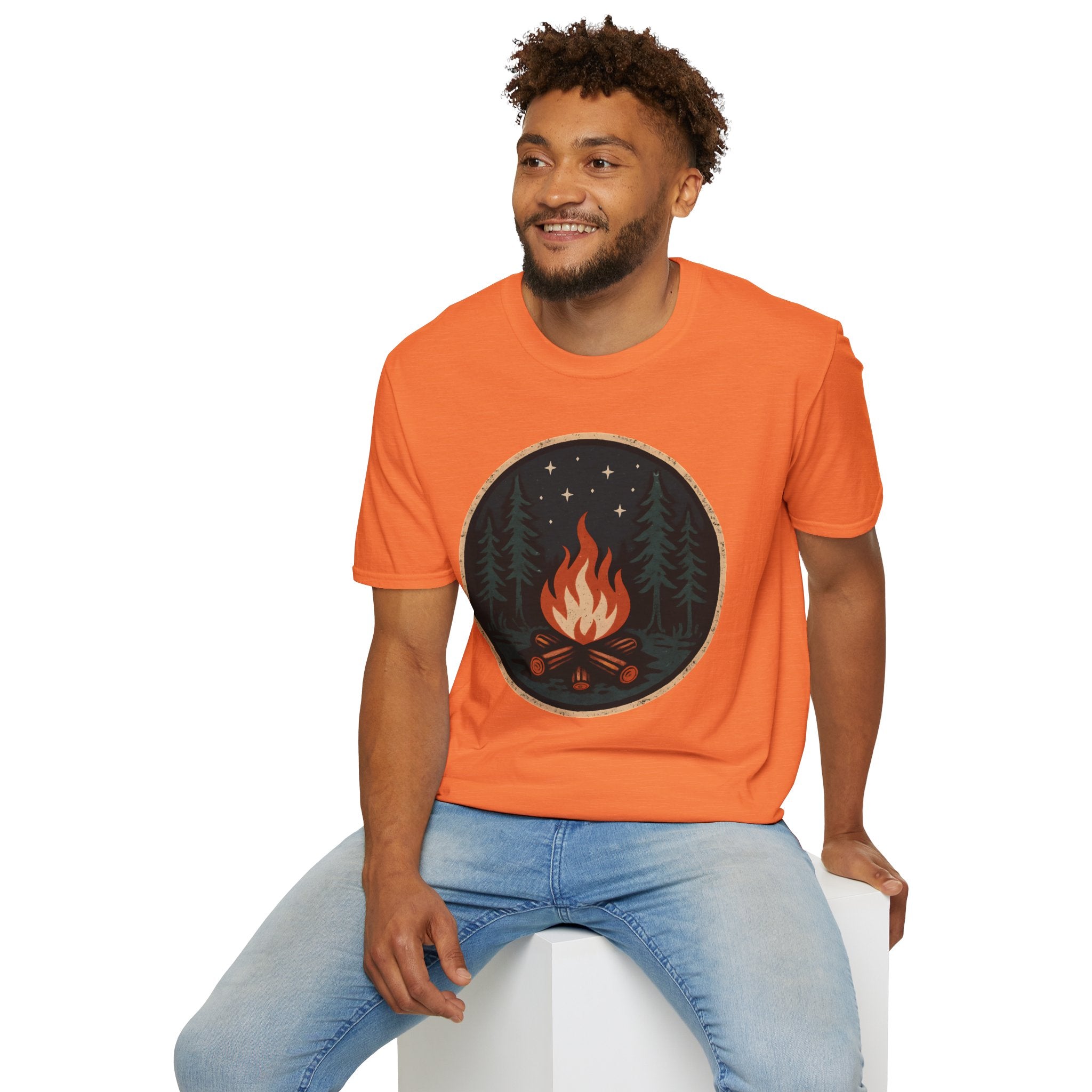 Forest Campfire at Night T-Shirt