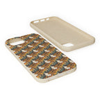 Eco-Friendly Phone Case — Vintage Camper Pattern Biodegradable iPhone Cover