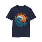 Keep the Sea Plastic Free T-Shirt — Ocean Conservation Wave Tee