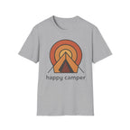 Happy Camper Retro Sunset Camping T-Shirt