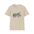 Wolf Howl T-Shirt — Moonlit Mountain Wildlife Tee