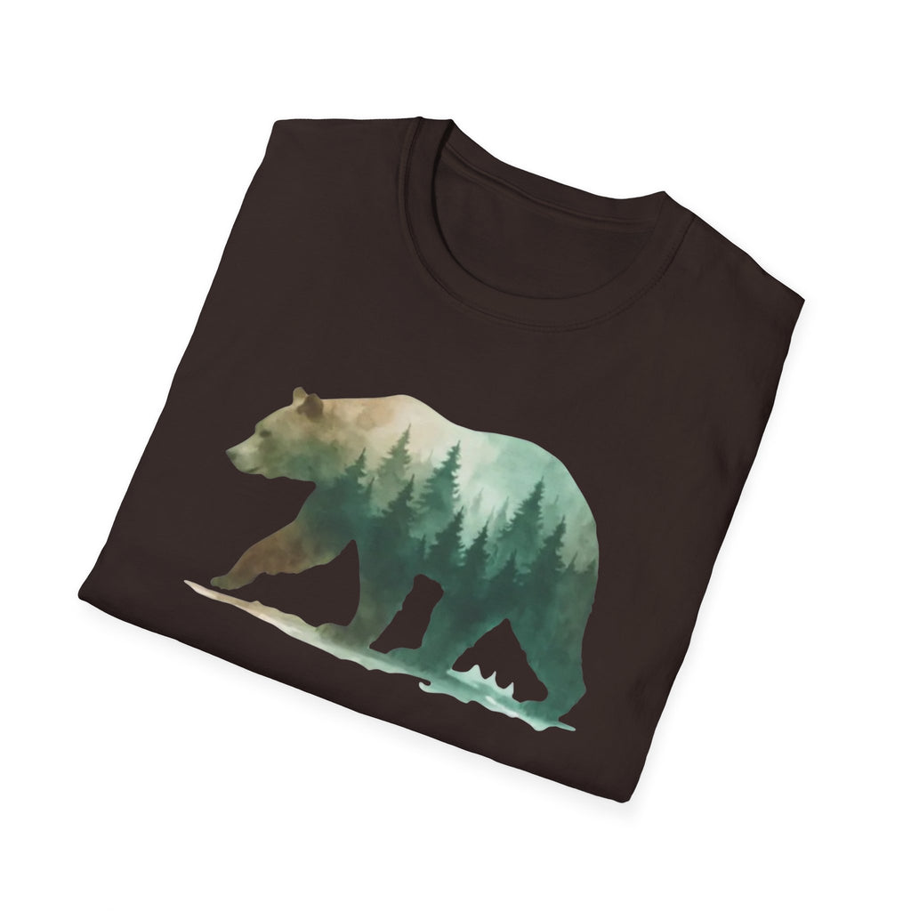 Forest Bear Silhouette T-Shirt
