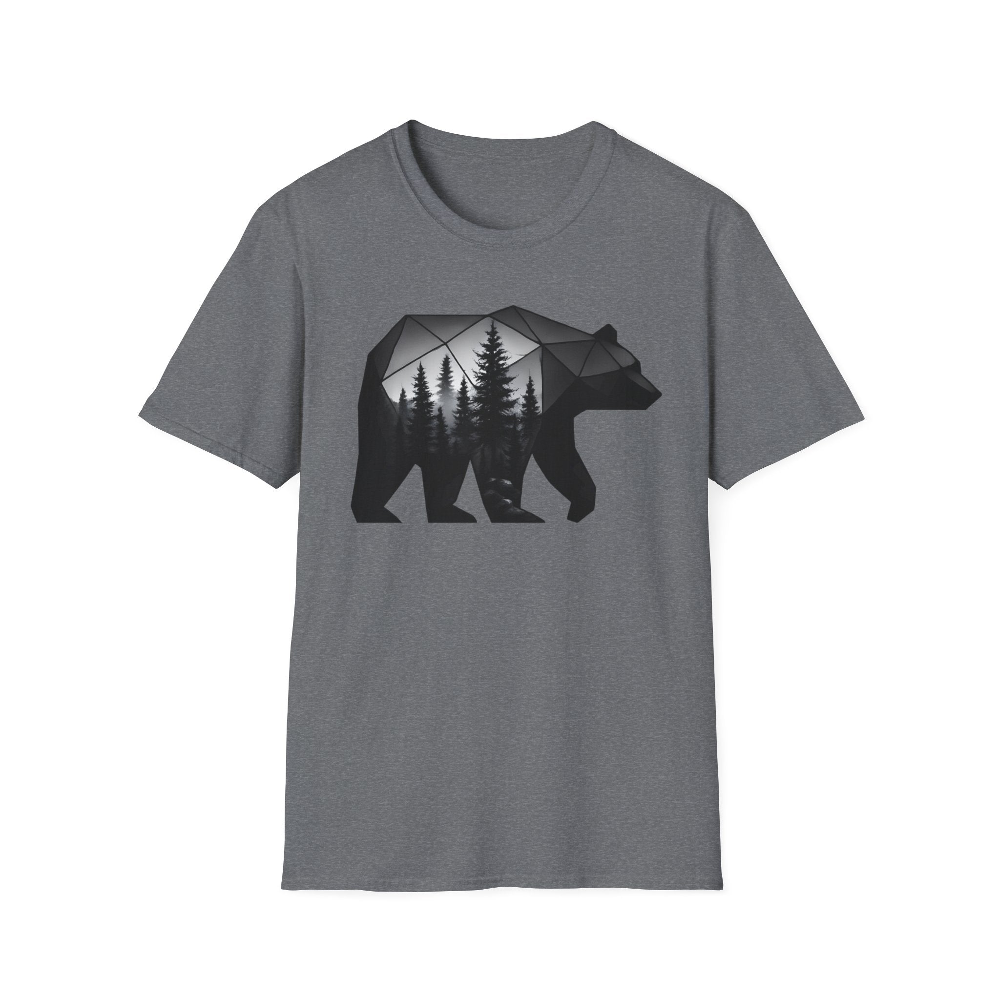 Geometric Forest Bear T-Shirt