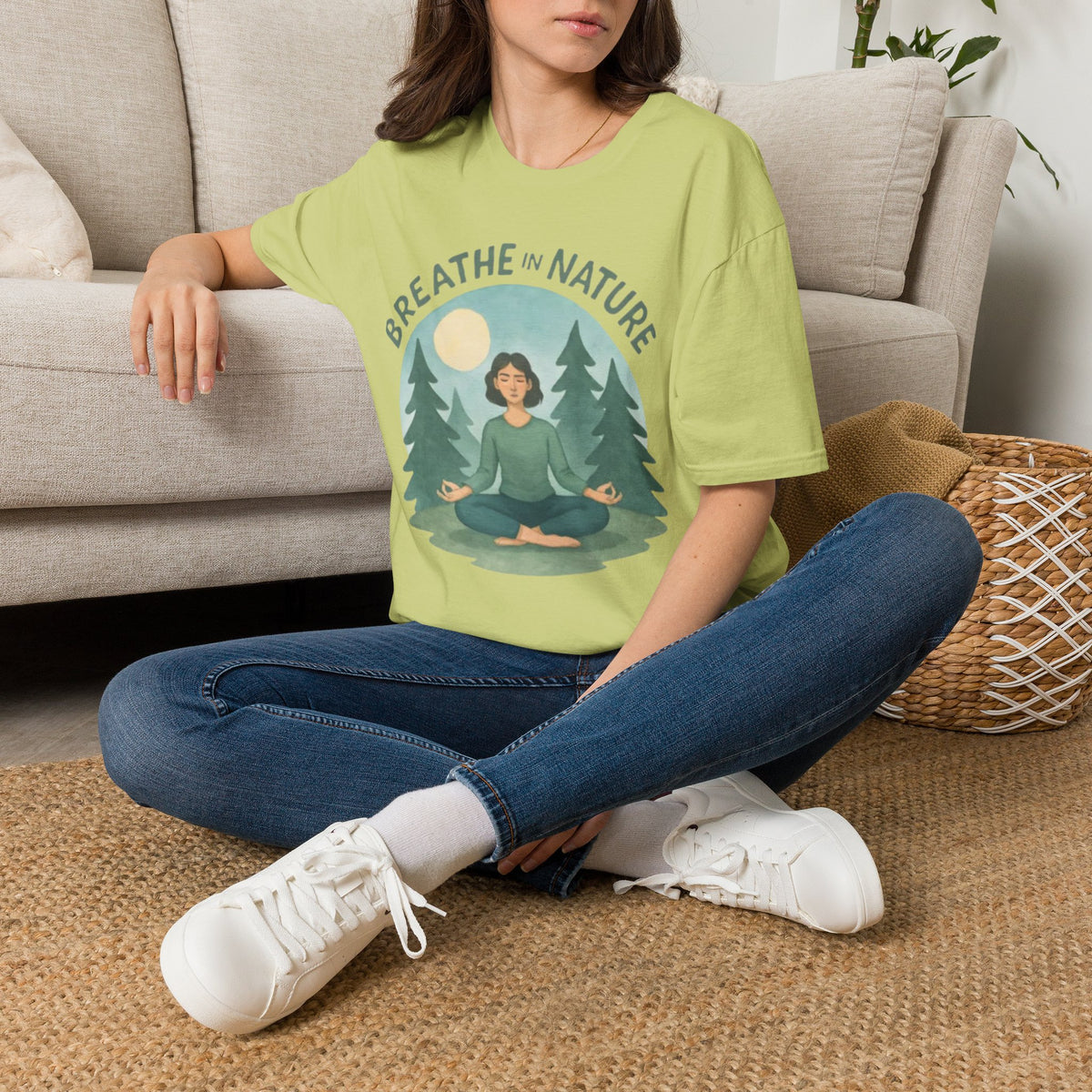 "Breathe in Nature" Forest Meditation Tee Shirt