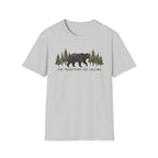 "The Mountains Are Calling" Bear and Pines T-Shirt — Outdoor Graphic Tee