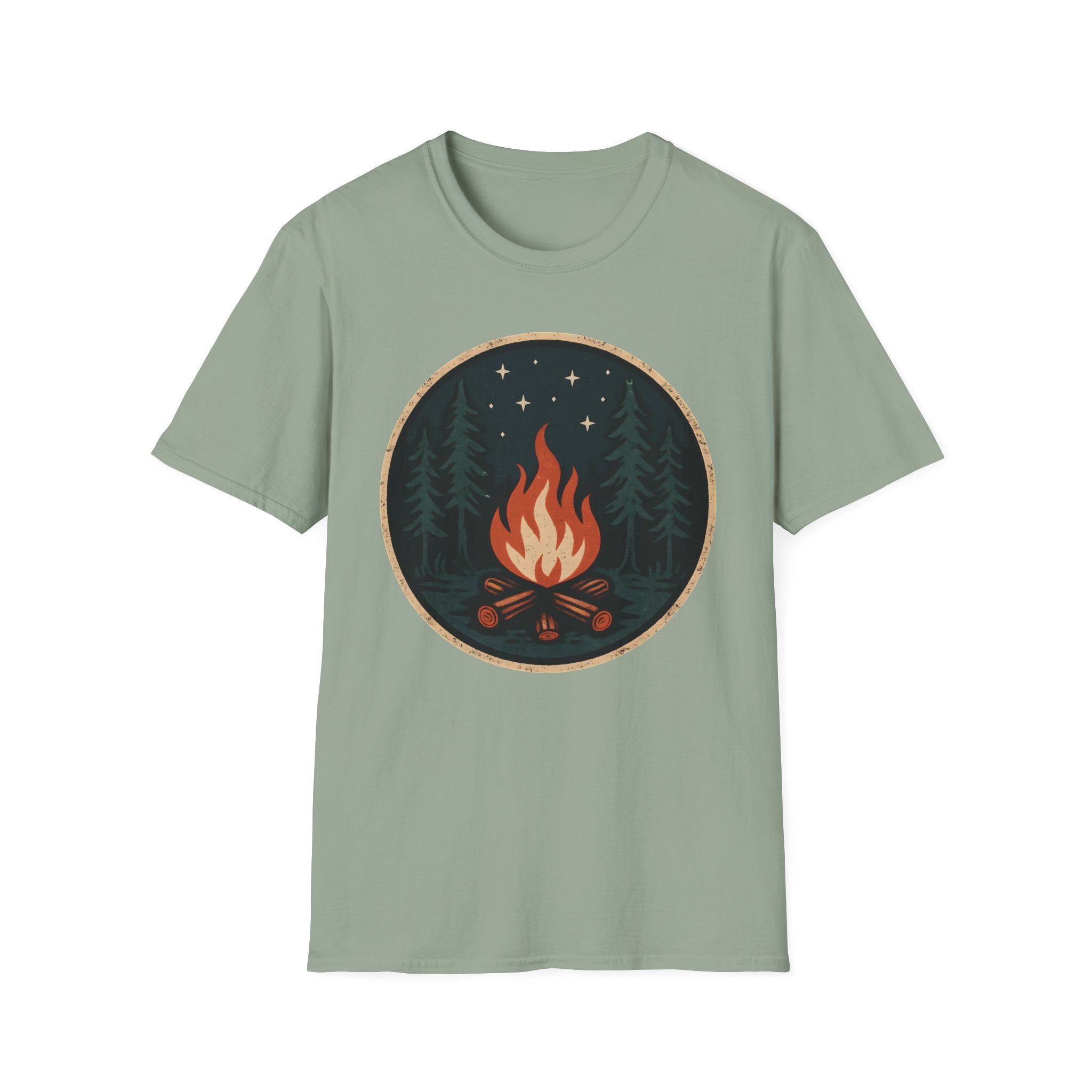 Forest Campfire at Night T-Shirt