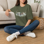 Duck Pair T-Shirt — Watercolor Mallard Ducks on Pond Nature Tee