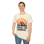 Chase The Sunrise Mountain T-Shirt — Sunrise & Peaks Graphic Tee