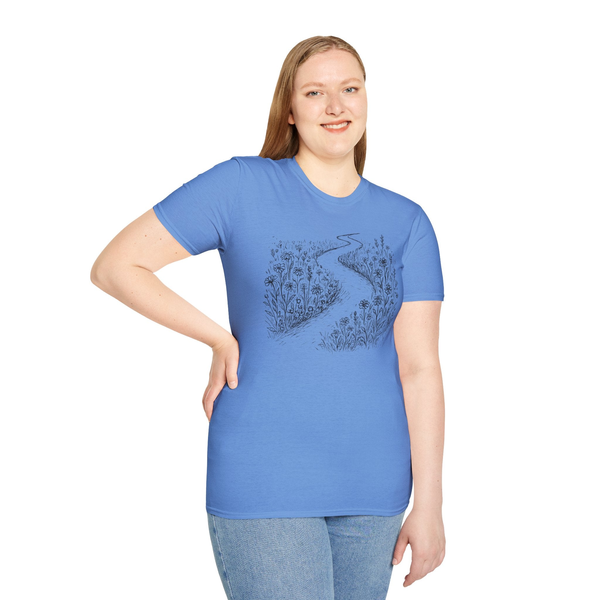 Winding Path Through The Meadow T-Shirt