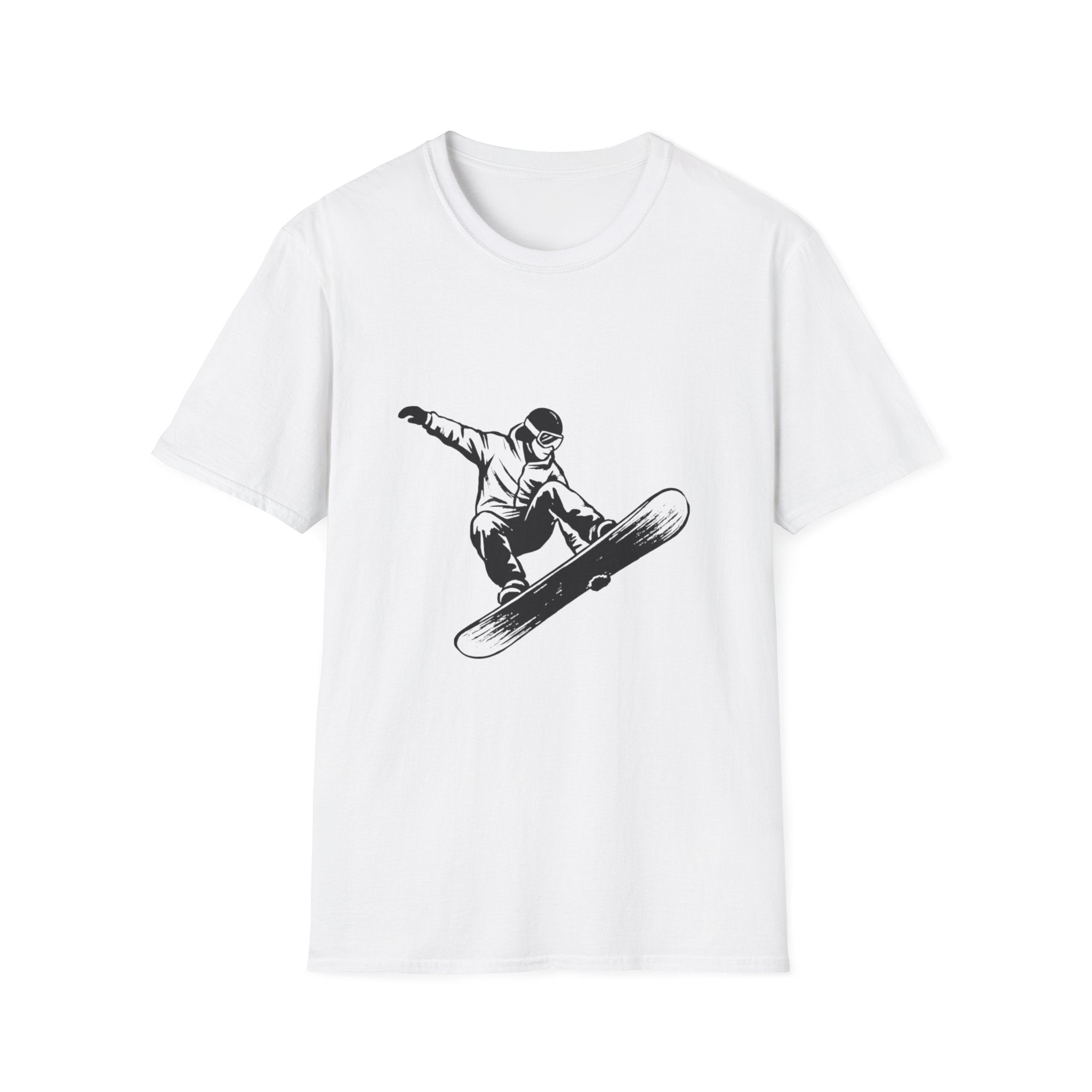 Snowboarder Graphic Tee — Snowboarding Action Shirt