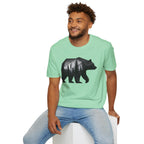 Geometric Forest Bear T-Shirt