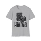 Boots & Backpack "I'd Rather Be Hiking" T-Shirt