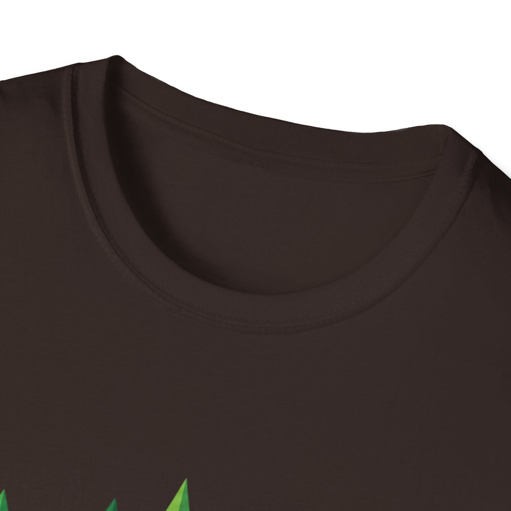 Forest Graphic T-Shirt — Minimal Green Pine Trees Tee