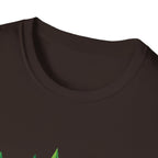 Forest Graphic T-Shirt — Minimal Green Pine Trees Tee