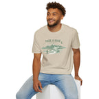 "Take A Hike & Breathe It In" Outdoor Hiking Graphic Tee