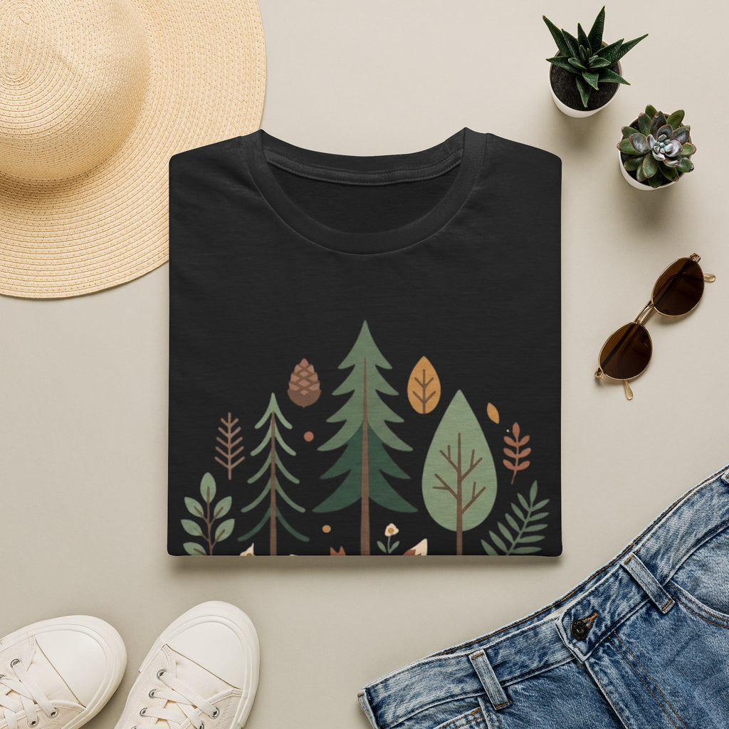 Woodland Fox T-Shirt — Nature Forest Camping Graphic Tee