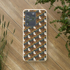 Eco-Friendly Phone Case — Vintage Camper Pattern Biodegradable iPhone Cover