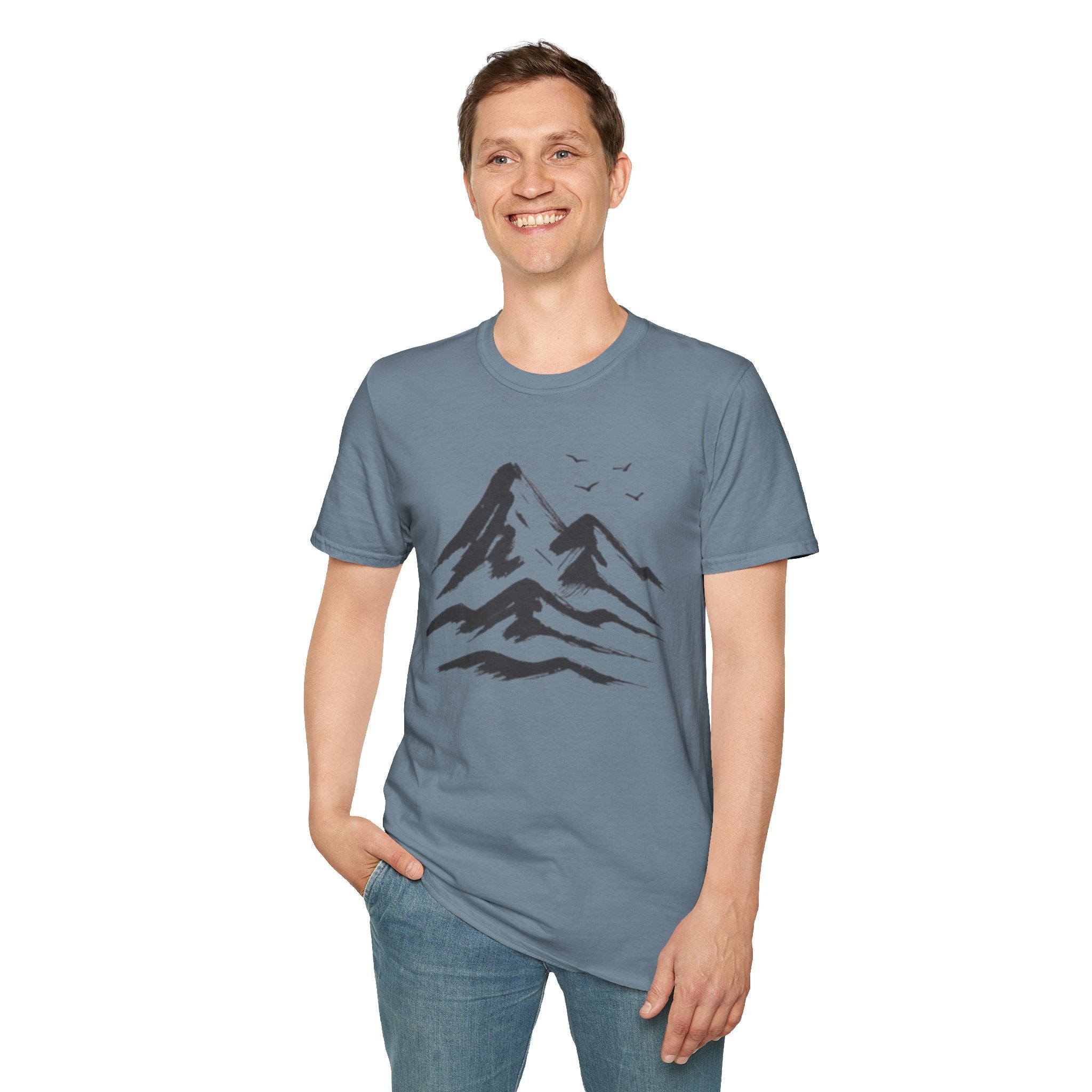 Mountains and Birds T-Shirt