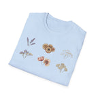 Floral Dried Mini Bouquets T-Shirt — Vintage Botanical Graphic Tee