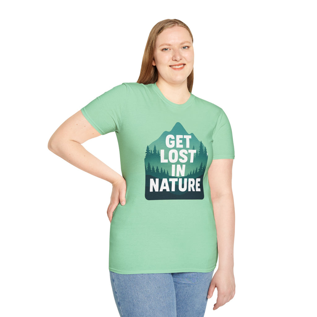 "Get Lost in Nature" Pine Trees T-Shirt