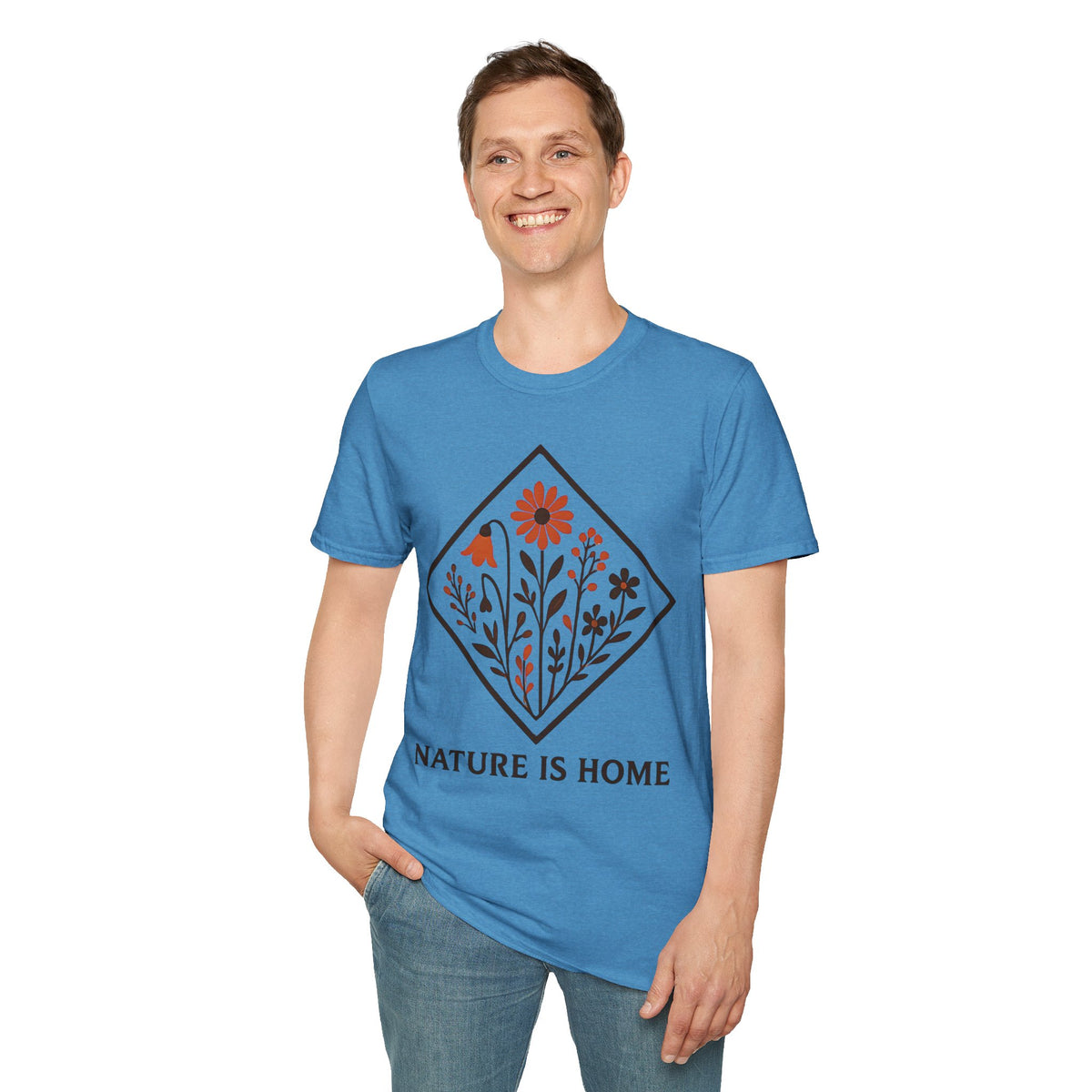 "Nature Is Home" Floral T-Shirt