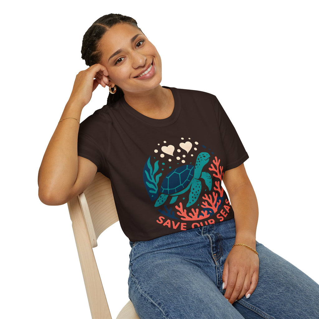 Save Our Seas Sea Turtle T-Shirt — Ocean Conservation Tee