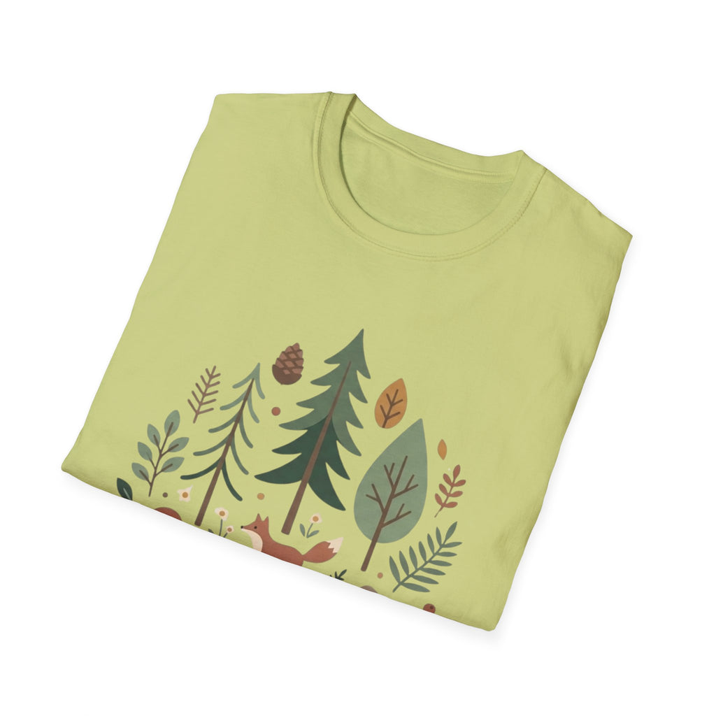Woodland Fox T-Shirt — Nature Forest Camping Graphic Tee
