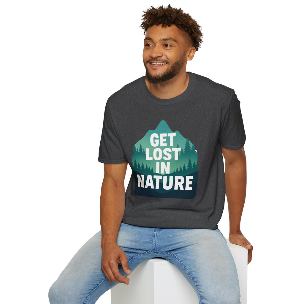 "Get Lost in Nature" Pine Trees T-Shirt