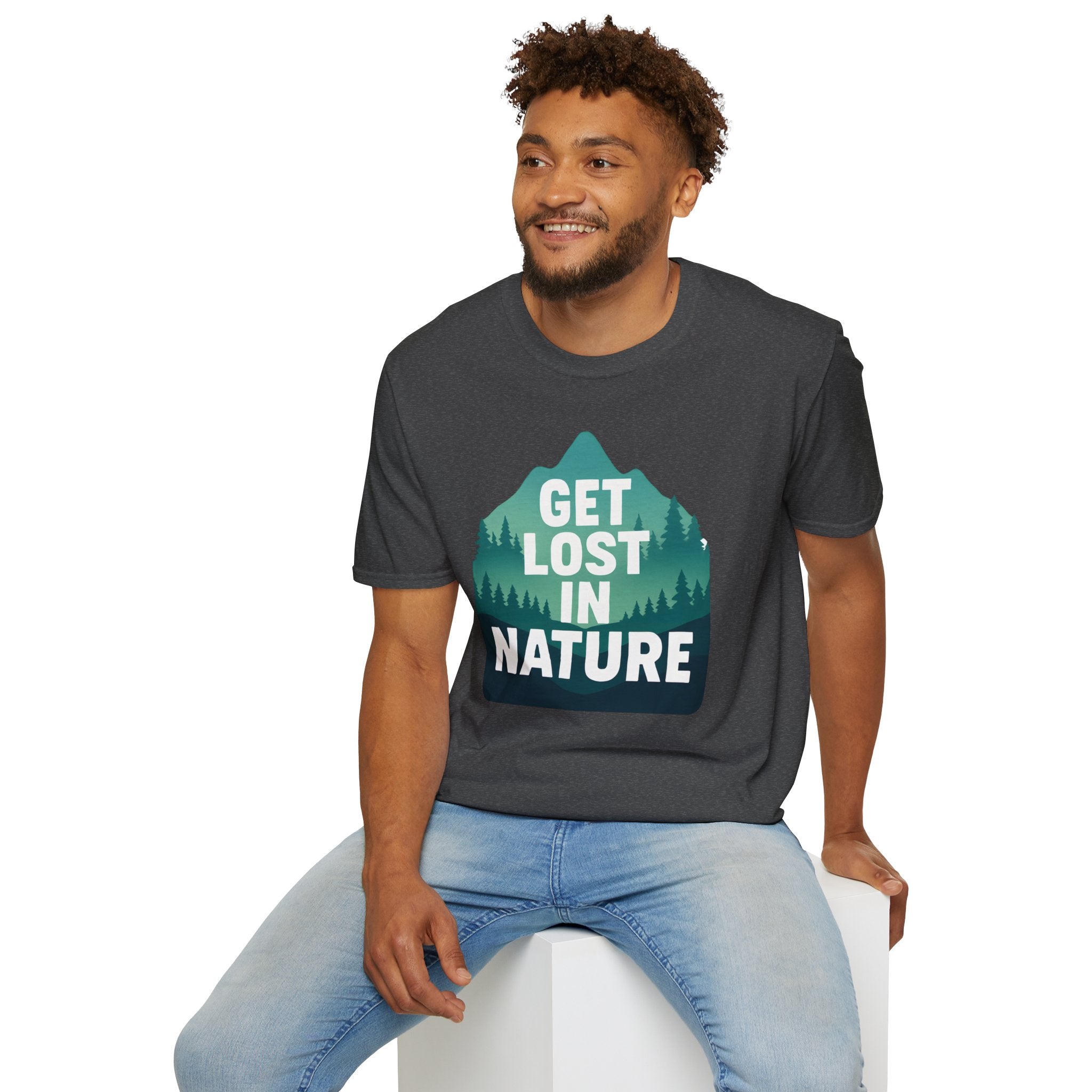 "Get Lost in Nature" Pine Trees T-Shirt