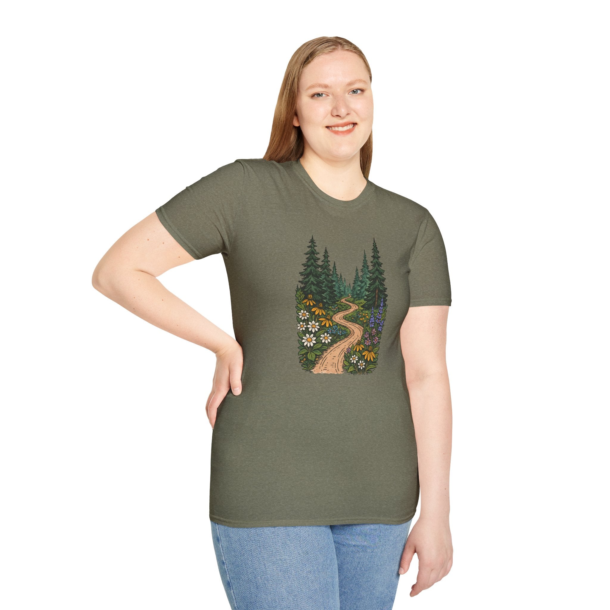 Winding Forest Path T-Shirt