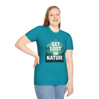 "Get Lost in Nature" Pine Trees T-Shirt