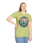 "Drift Into The Quiet Places" Kayak Sunset T‑Shirt — Outdoor Relaxation Tee Shirt