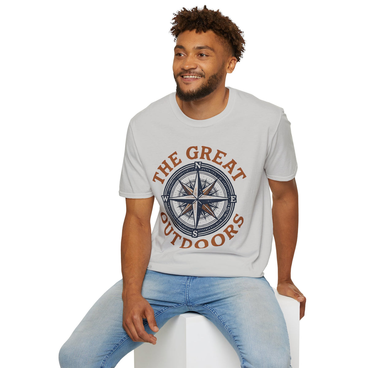 "The Great Outdoors" Compass Graphic Tee Shirt
