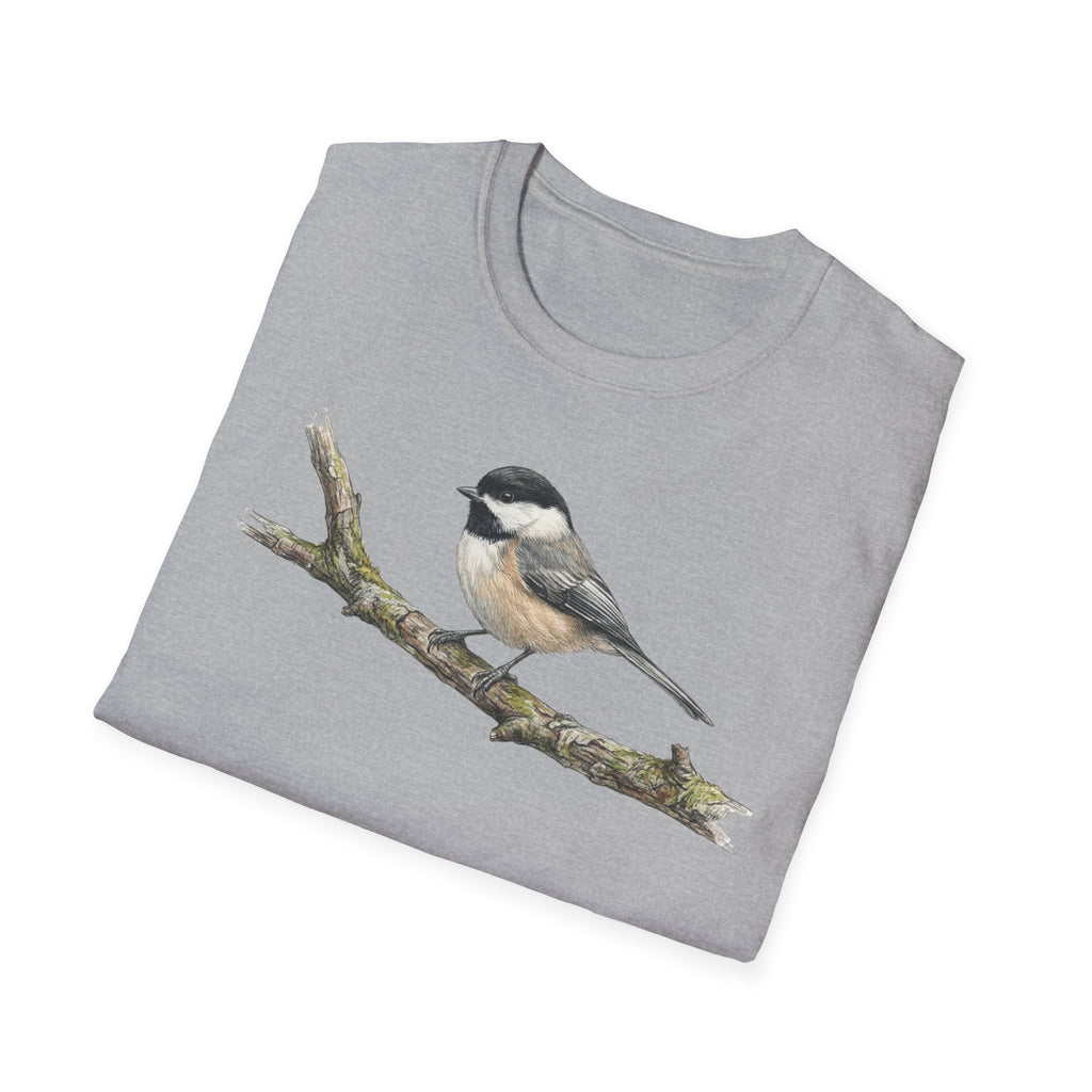 Copy of Chickadee Tee — Watercolor Songbird T‑Shirt
