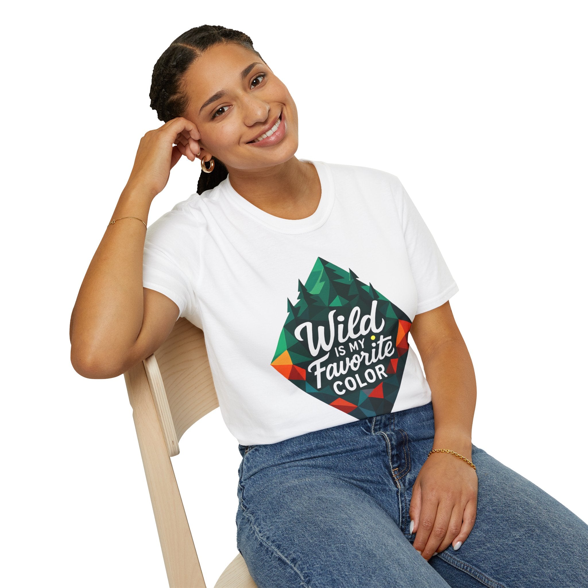 Wild Is My Favorite Color Diamond T-Shirt — Pines & Geometric Logo